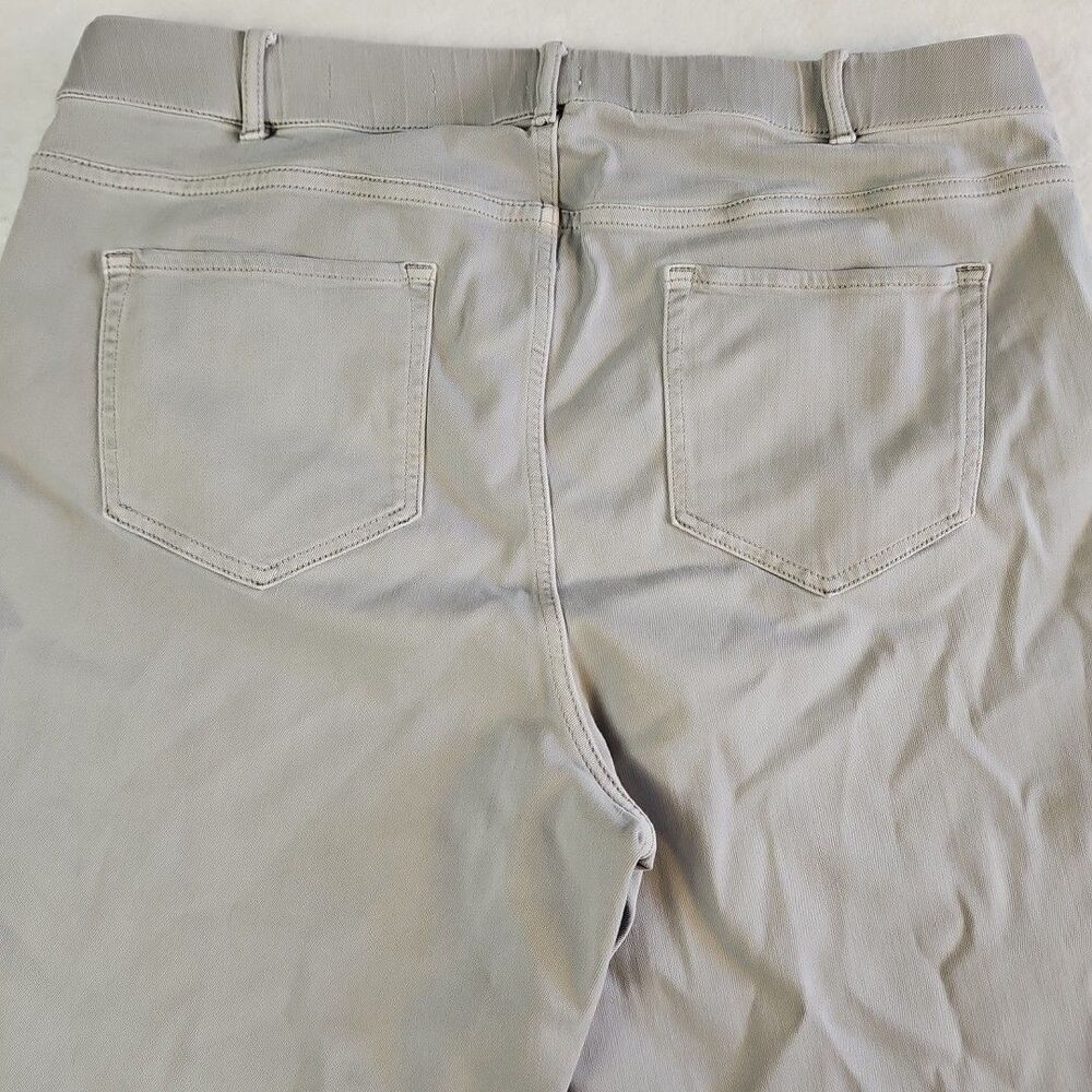 J. Jill Denim High Rise Cropped Pull On Jeans Womens Size 18 P Petite Light Gray - Picture 9 of 11